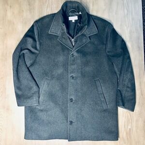 Daniel Cremieux Signature Collection Mens XL 100% Wool Coat Genuine Italian